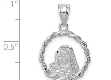 14k White Gold Pendants Style D4681 - Classique Jewelry Inc.