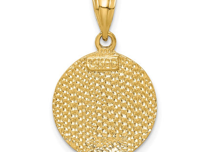 14k Yellow Gold Pendants Style D4682 - Classique Jewelry Inc.