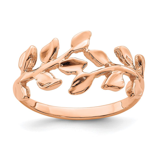 14k Rose Gold Rings Style D4710 - Classique Jewelry Inc.