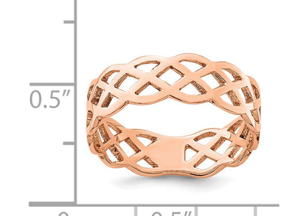 14k Rose Gold Rings Style D4733 - Classique Jewelry Inc.