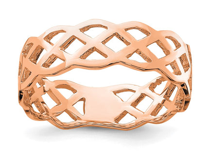 14k Rose Gold Rings Style D4733 - Classique Jewelry Inc.