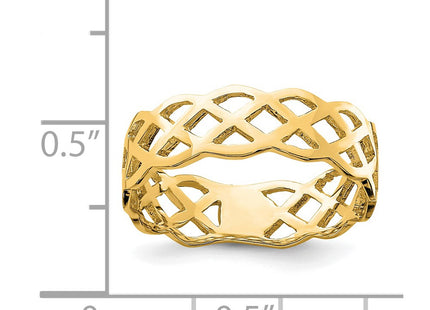 14k Yellow Gold Rings Style D4734 - Classique Jewelry Inc.