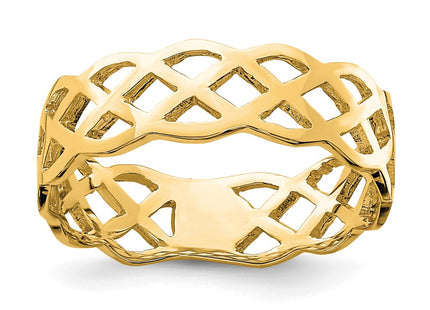 14k Yellow Gold Rings Style D4734 - Classique Jewelry Inc.