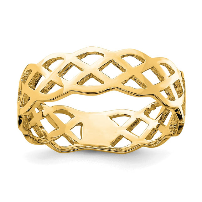 14k Yellow Gold Rings Style D4734 - Classique Jewelry Inc.