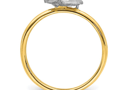 14k Two-tone Rings Style D4740 - Classique Jewelry Inc.