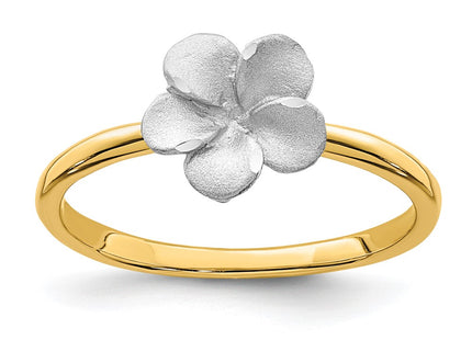 14k Two-tone Rings Style D4740 - Classique Jewelry Inc.