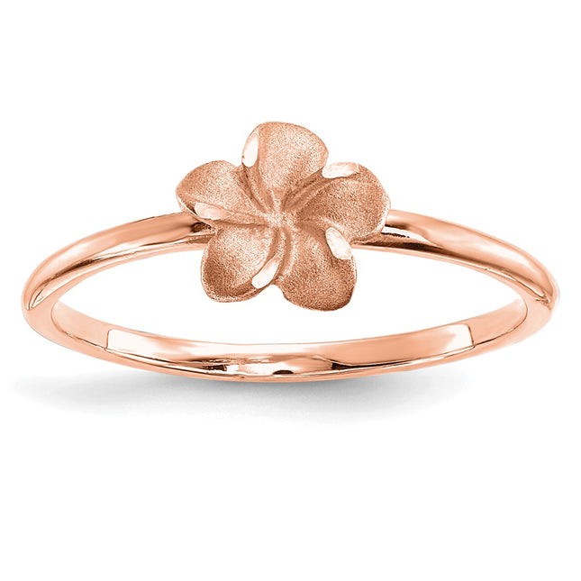 14k Rose Gold Rings Style D4742 - Classique Jewelry Inc.