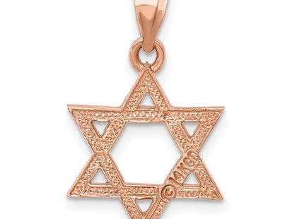 14k Rose Gold Pendants Style D4750 - Classique Jewelry Inc.