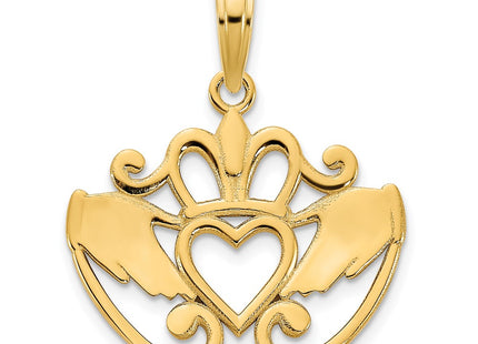 14k Yellow Gold Pendants Style D5011 - Classique Jewelry Inc.
