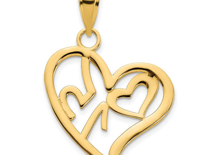 14k Yellow Gold Pendants Style D5027 - Classique Jewelry Inc.
