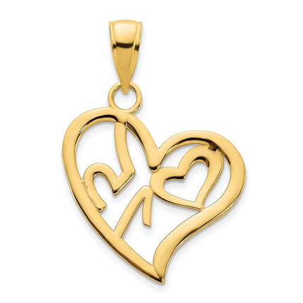 14k Yellow Gold Pendants Style D5027 - Classique Jewelry Inc.