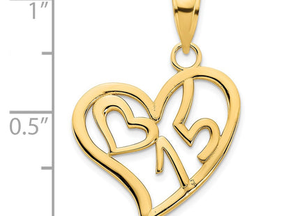 14k Yellow Gold Pendants Style D5027 - Classique Jewelry Inc.