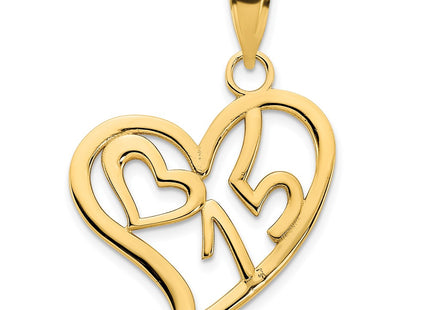 14k Yellow Gold Pendants Style D5027 - Classique Jewelry Inc.
