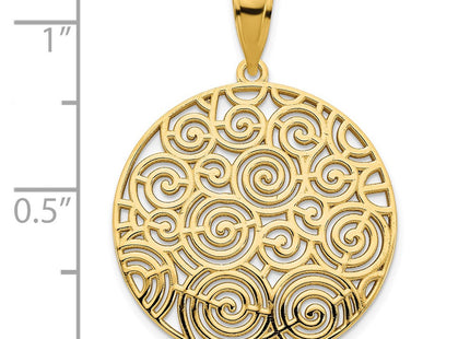 14k Yellow Gold Pendants Style D5042 - Classique Jewelry Inc.