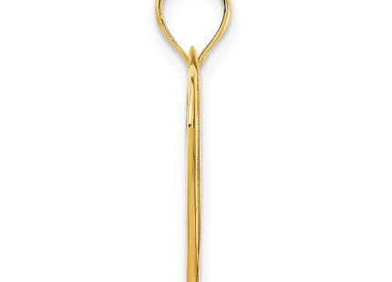 14k Open Heart Pendant (Style D5065)