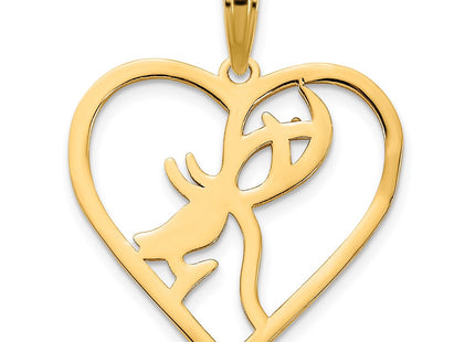 14k Yellow Gold Pendants Style D5066 - Classique Jewelry Inc.