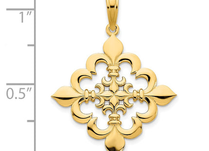 14K gold pendant, another view