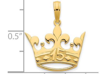 14k Yellow Gold Pendants Style D5071 - Classique Jewelry Inc.