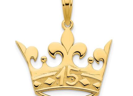 14k Yellow Gold Pendants Style D5071 - Classique Jewelry Inc.