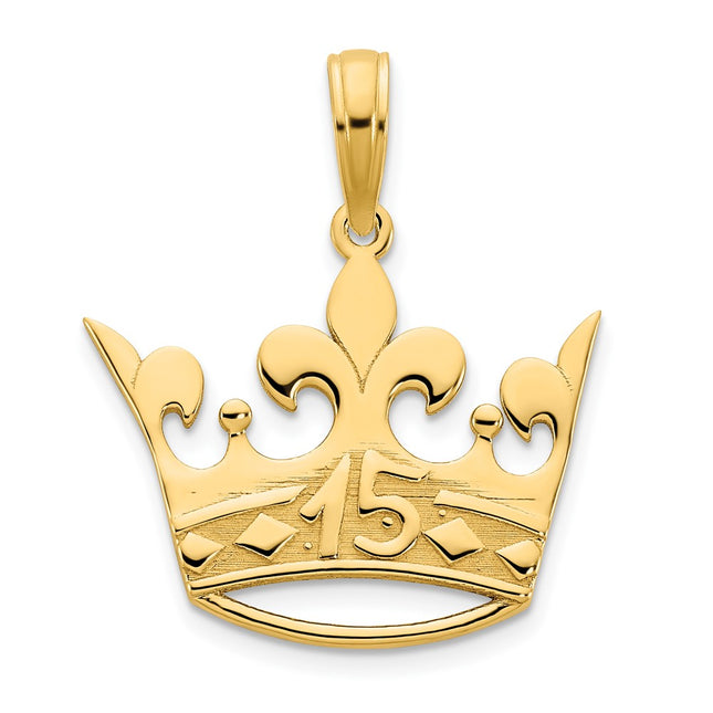 14k Yellow Gold Pendants Style D5071 - Classique Jewelry Inc.