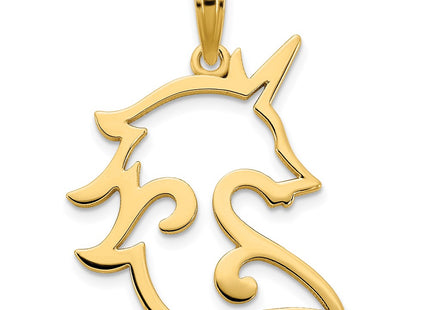 14K gold pendant