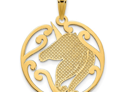 14k Unicorn Pendant (Style D5080)