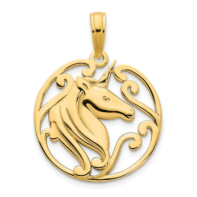 14K gold pendant