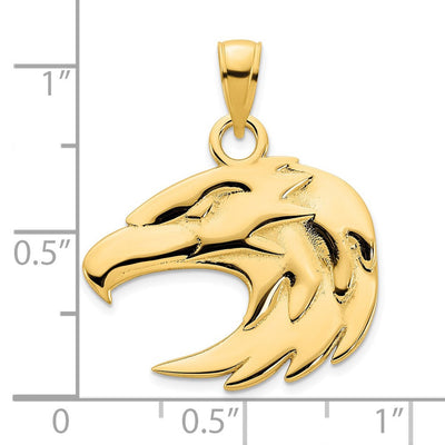 14K Eagle Pendant, 22.5 x 22.5mm