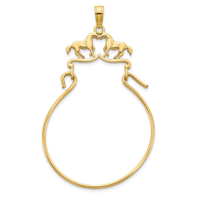 14k Yellow Gold Pendants Style D5095 - Classique Jewelry Inc.