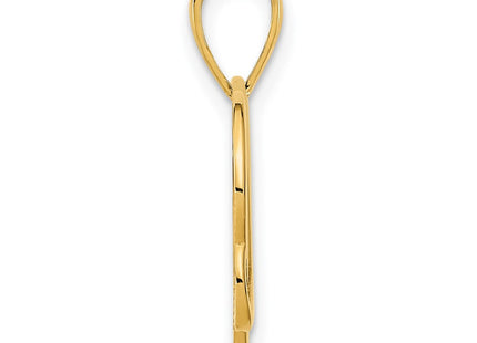 14k Fancy Heart Pendant (Style D5097)