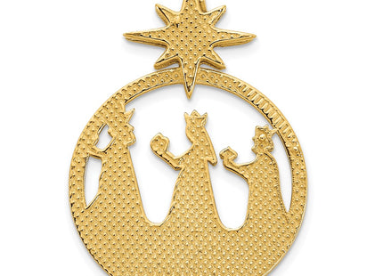 14k Yellow Gold Pendants Style D5121 - Classique Jewelry Inc.