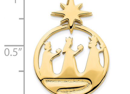 14k Yellow Gold Pendants Style D5121 - Classique Jewelry Inc.