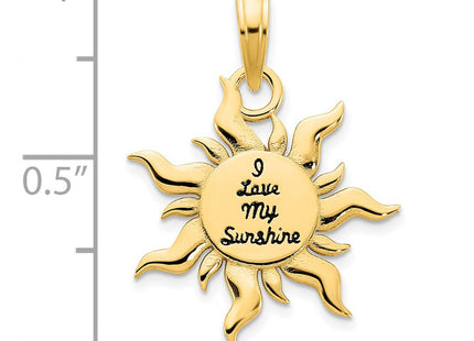 14k Yellow Gold Pendants Style D5122 - Classique Jewelry Inc.