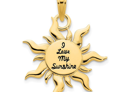 14k Yellow Gold Pendants Style D5122 - Classique Jewelry Inc.