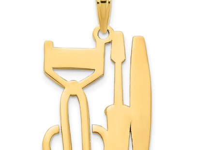 14k Yellow Gold Pendants Style D5144 - Classique Jewelry Inc.