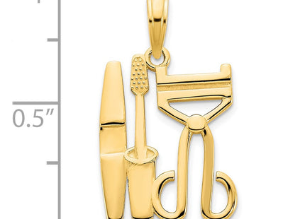 14k Yellow Gold Pendants Style D5144 - Classique Jewelry Inc.