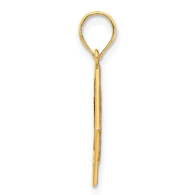 14K Yellow Gold Fancy Celtic Knot Pendant