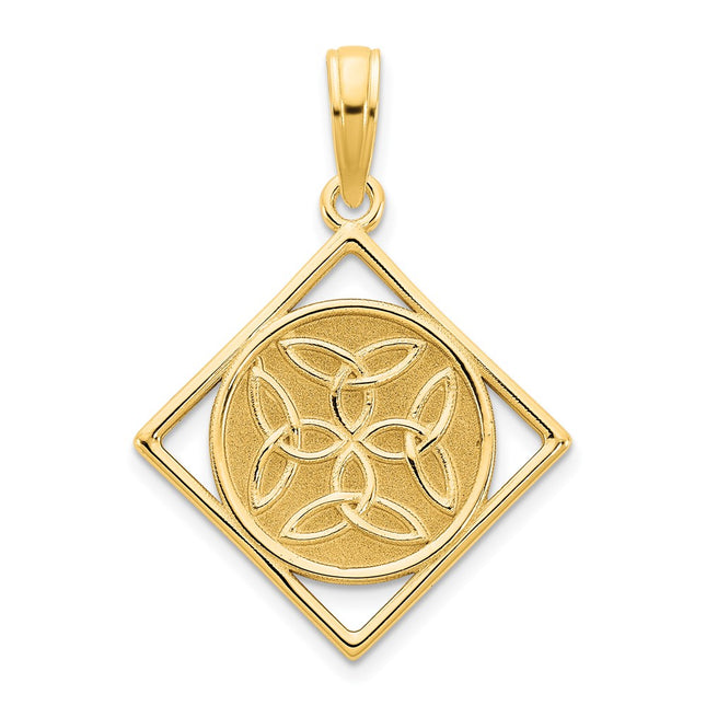 14k Yellow Gold Pendants Style D5155 - Classique Jewelry Inc.