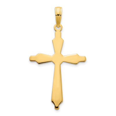 14ky Fancy Cross Pendant, 32 x 17mm