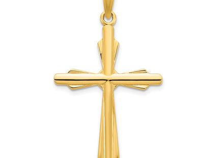14K yellow gold cross pendant