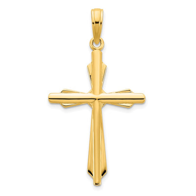 14K yellow gold cross pendant