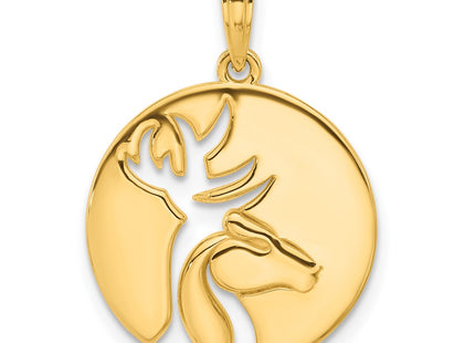 14k Yellow Gold Pendants Style D5270 - Classique Jewelry Inc.