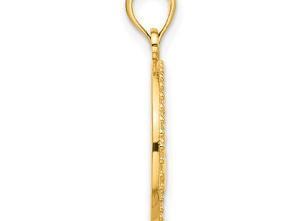 14k Yellow Gold Pendants Style D5277 - Classique Jewelry Inc.