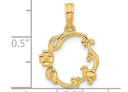 14k Yellow Gold Pendants Style D5335 - Classique Jewelry Inc.