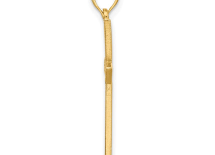 14K gold pendant, alternate view