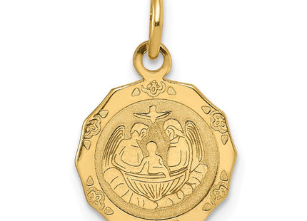 14K gold heart pendant