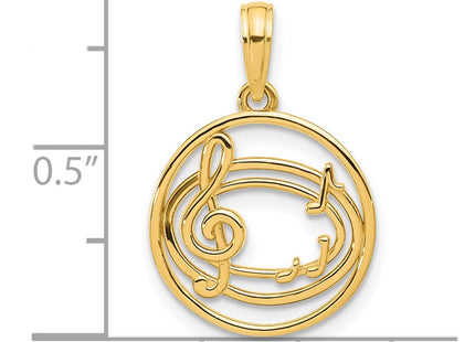 14k Yellow Gold Pendants Style D5368 - Classique Jewelry Inc.