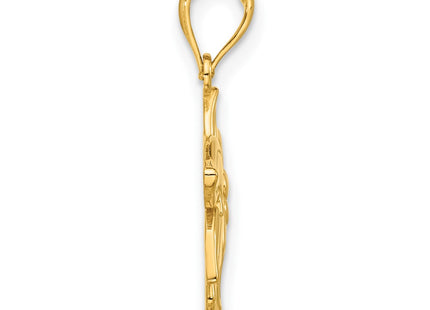 14k Yellow Gold Pendants Style D5373 - Classique Jewelry Inc.