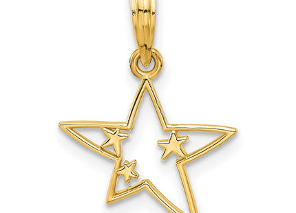 14k Yellow Gold Pendants Style D5376 - Classique Jewelry Inc.