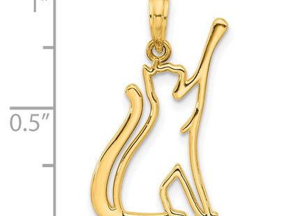 14k Yellow Gold Pendants Style D5382 - Classique Jewelry Inc.